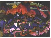 Ernst Ludwig Kirchner Return of the animals oil painting on canvas